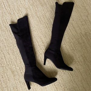 Stuart Weitzman On-Trend Suede Knee-High Boots with a 3 Inch Heel